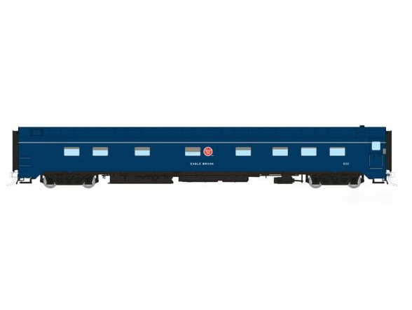 Rapido 104117 HO Scale 10-5 Sleeper MP - Jenks Blue Scheme 623 Eagle Country