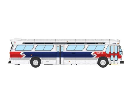 Rapido 753162 HO Scale Deluxe New Look Suburban Bus - Philadelphia SEPTA - Late 4278