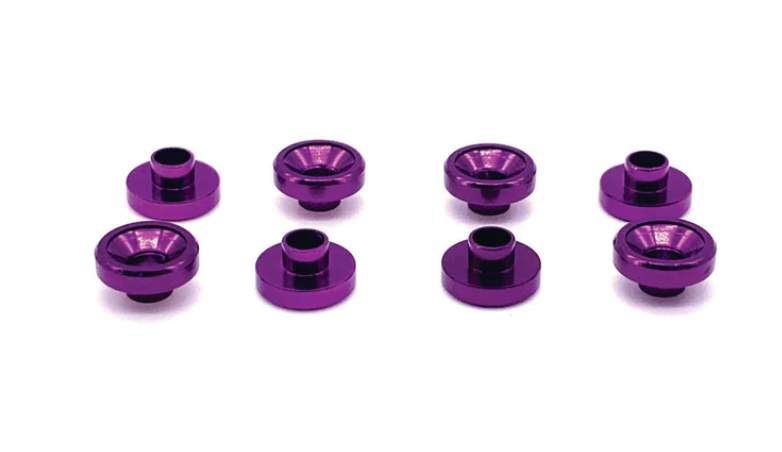 Reefs RC (155) Purple Aluminum Servo Washers