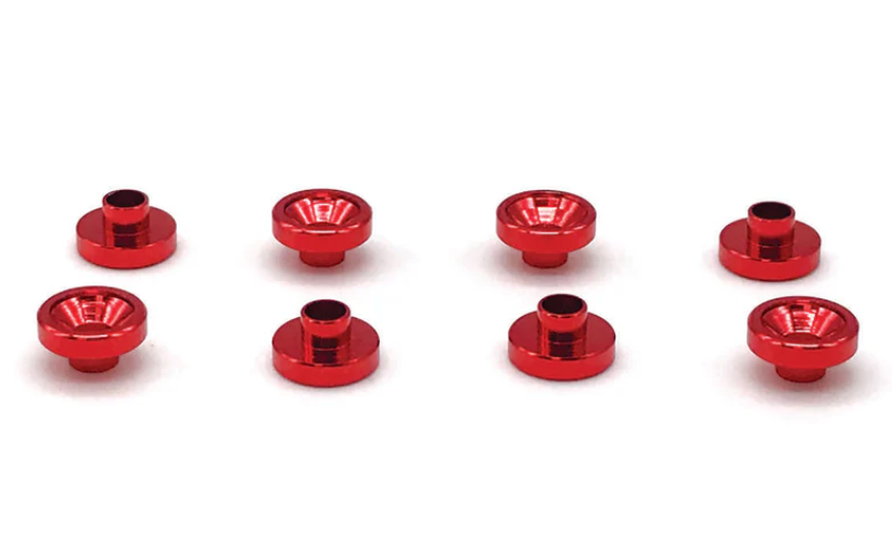 Reefs RC (53) Red Aluminum Servo Washers