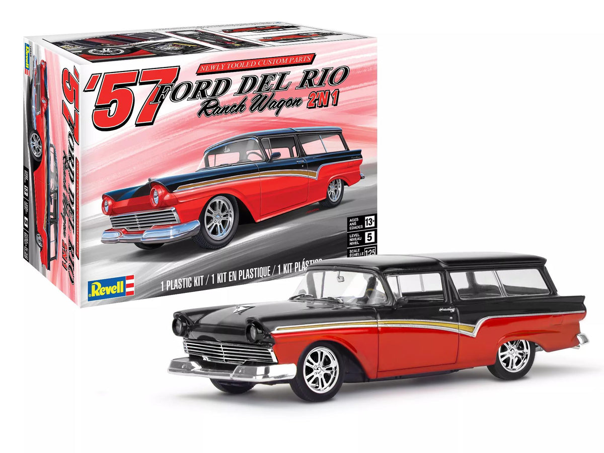 Revell 14548 1/25 '57 Ford Del Rio Ranch Wagon 2'n1