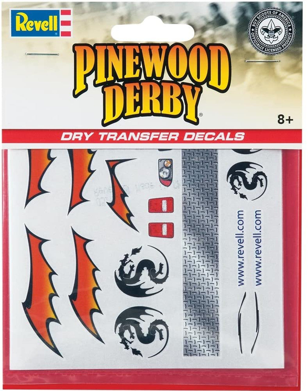 Revell 9625 BSA Pinewood Derby Dry Transfer Decal Set F