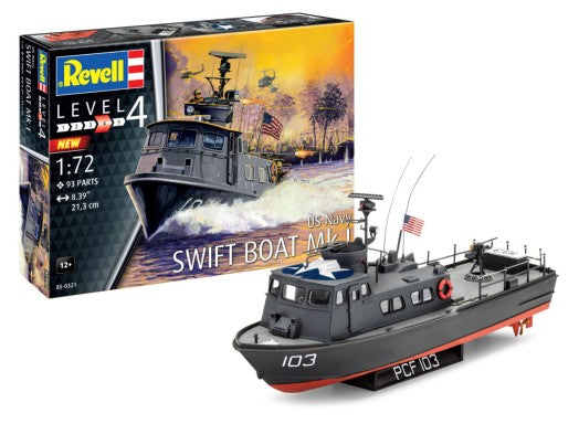 Revell 85-0321 1:72 US Navy Mk. I Swift Boat Vietnam War Plastic Model Kit