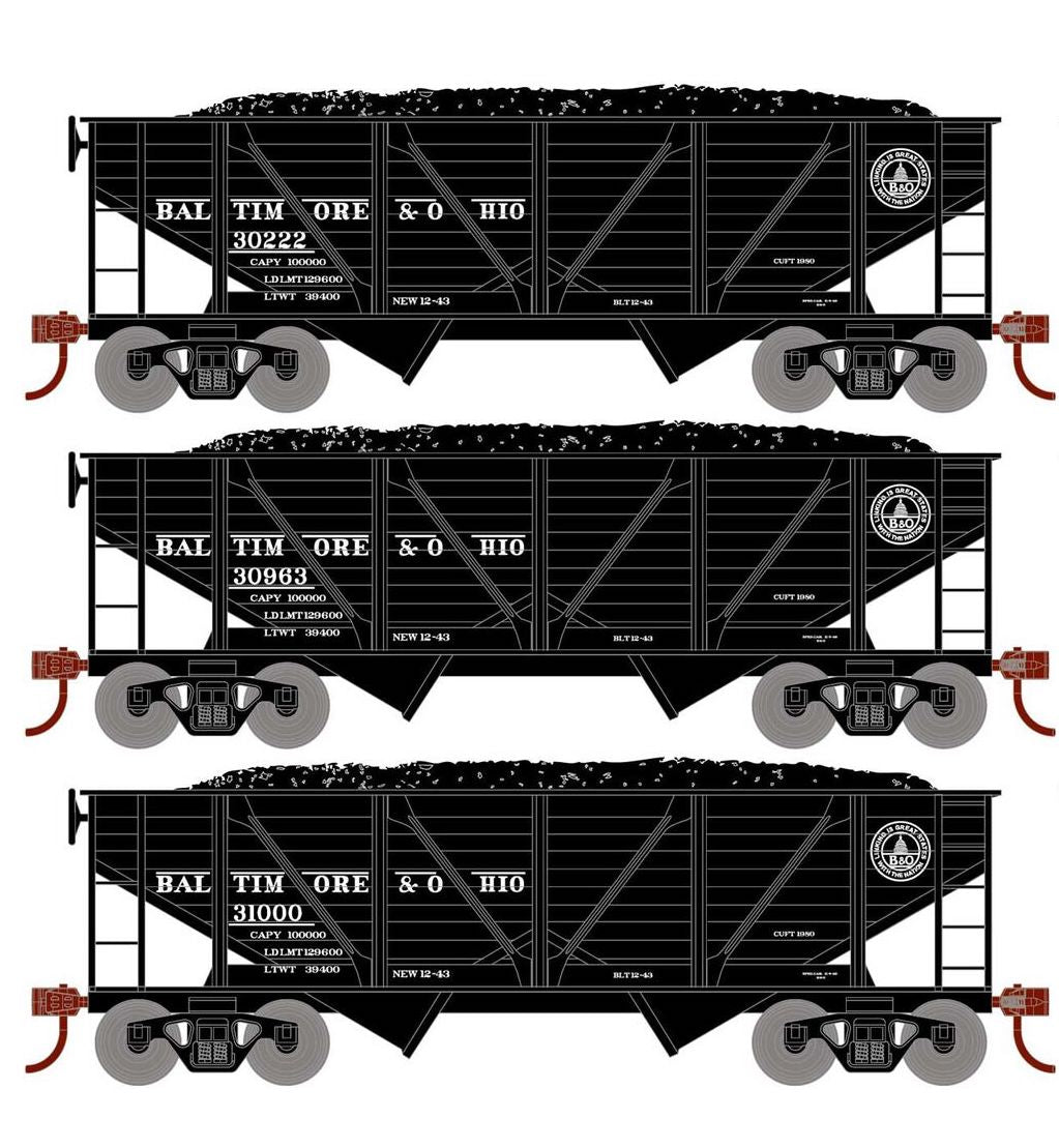 Roundhouse 70803 HO Scale 34' Composite Open Hopper Baltimore & Ohio B&O