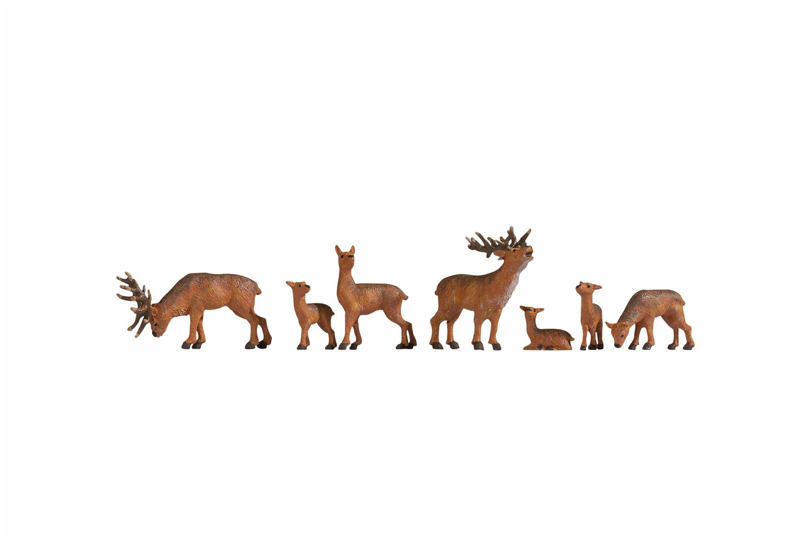 Noch 15732 HO Scale Deer Figures (Set of 7)