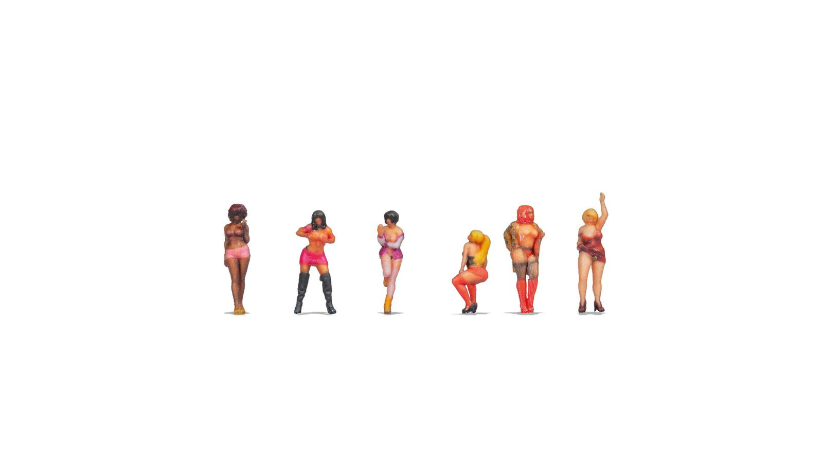 Noch 35450 N Ladies of the Night Figure (Set of 6)
