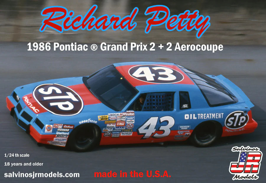 Salvinos JR Models 15904 1/24 Richard Petty Pontiac 1986 2+2