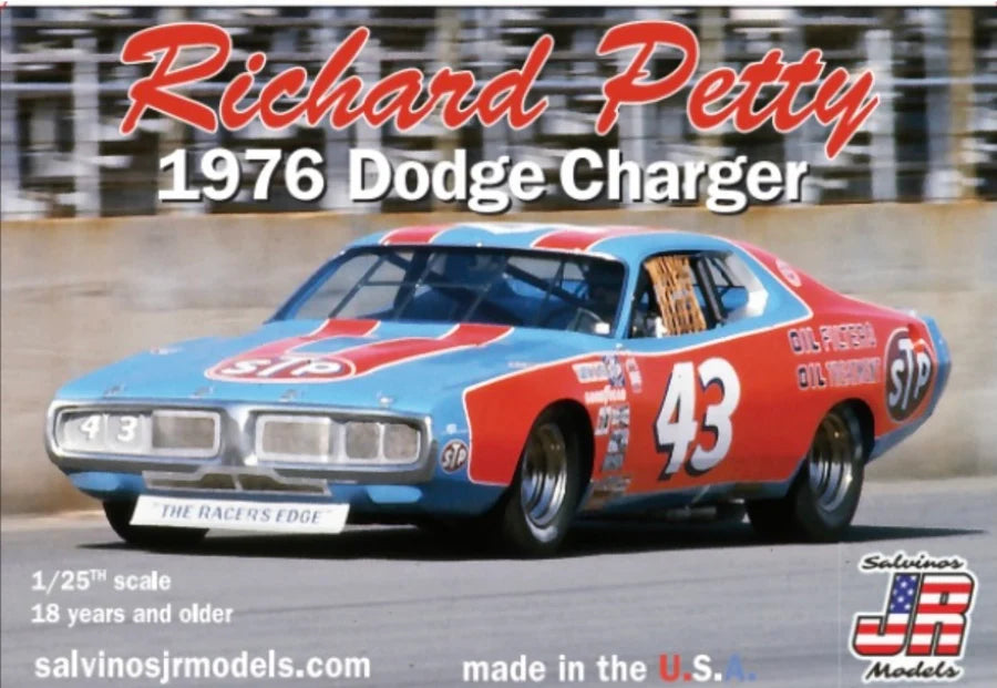 Salvinos JR Models 24566 1/25 Richard Petty 1976 Dodge Charger