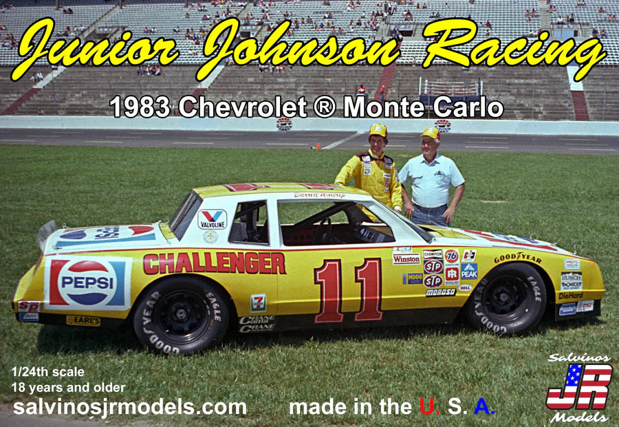 Salvinos JR Models 31247 1/24 Junior Johnson Racing 1983 Chevrolet Monte Carlo