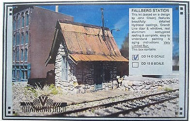 Downtown Deco DD1004 HO Scale Fallber Station Hydrocal Building Kit