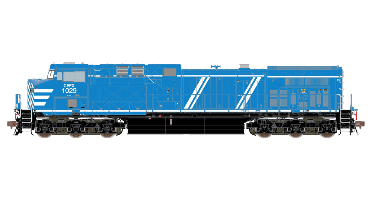 ScaleTrains 39673 HO Scale GE AC4400CW Diesel CEFX 1042 DCC & LokSound