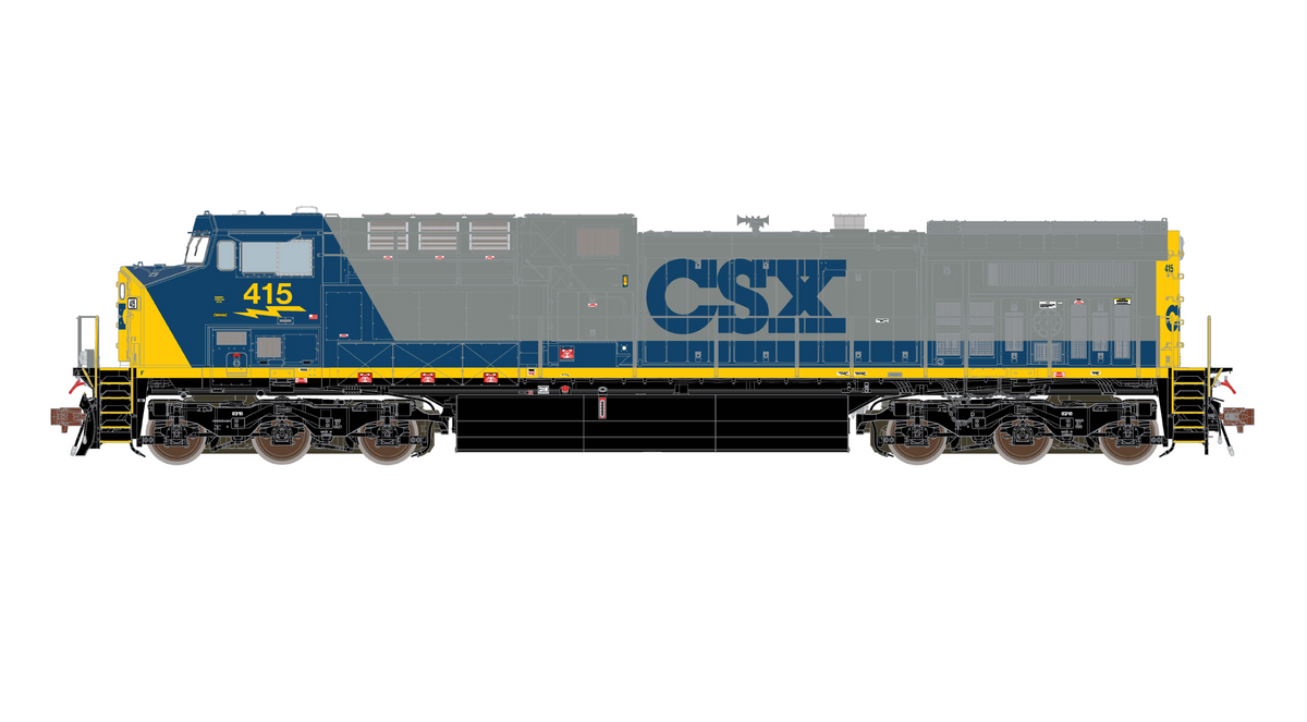 ScaleTrains 39682 HO Scale GE AC4400CW Diesel CSX YN2 415