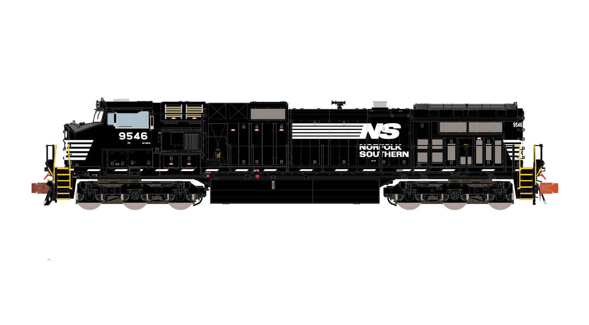 ScaleTrains Rivet 38709 N Scale GE DASH 9 Diesel Norfolk Southern NS 9546 DCC & Sound