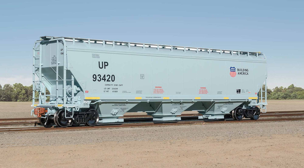 ScaleTrains Rivet 40341 HO Scale Gunderson 5188 Covered Hopper Union Pacific UP 93420