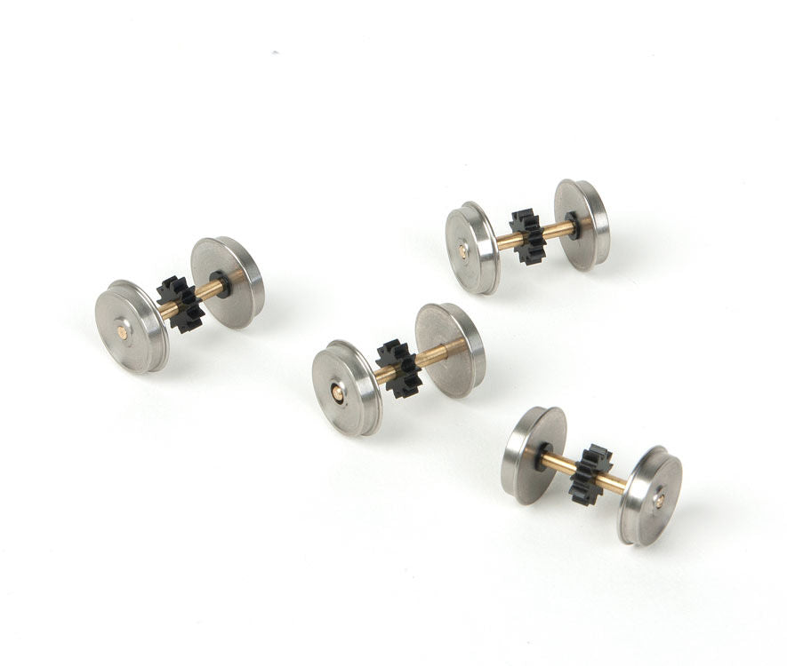 Northwest Short Line 2650-6 HO "Shark" #4 11 Tooth Geared Wheelsets