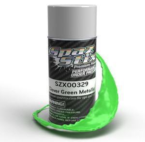 Spaz Stix - Clover Green Metallic Aerosol Paint, 3.5oz Can 00329