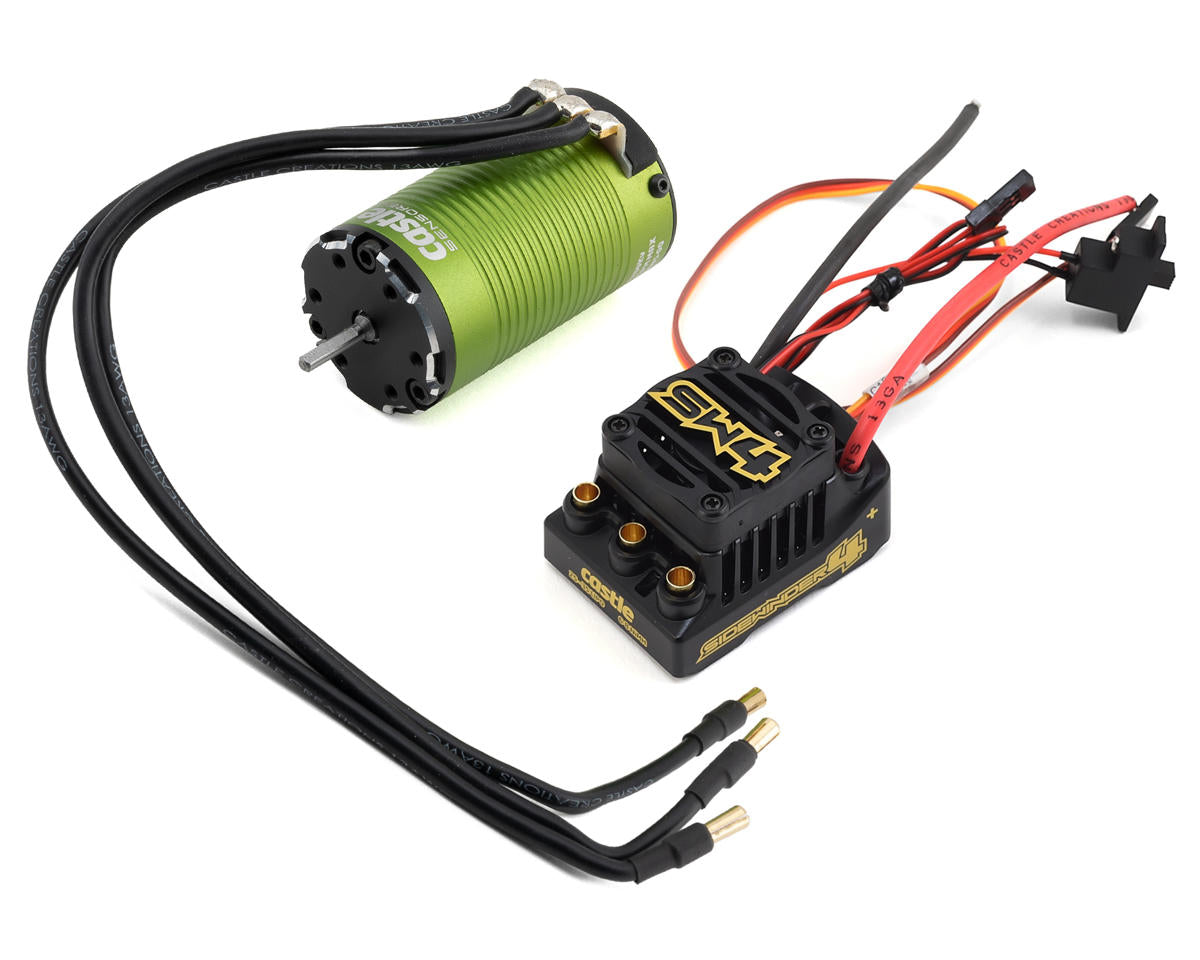 Sidewinder 4 Sensorless ESC SCT Edition w/1412-3200 5mm Shaft Sensor Ready Motor