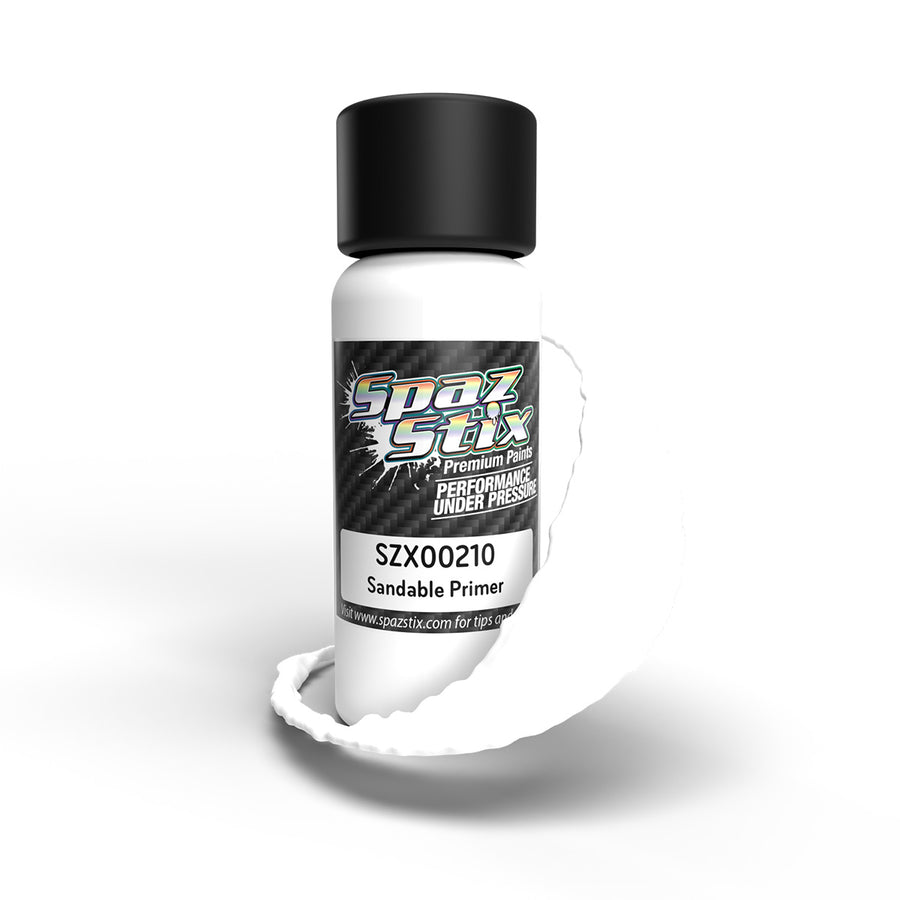 Spaz Stix 00210 High Quality Sandable Primer Airbrush Ready Paint