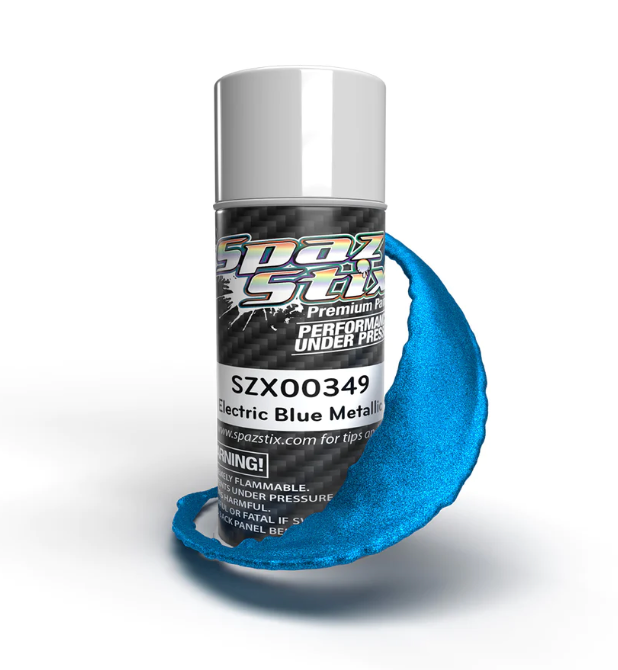 Spaz Stix 00349 Electric Blue Metallic Spray Paint