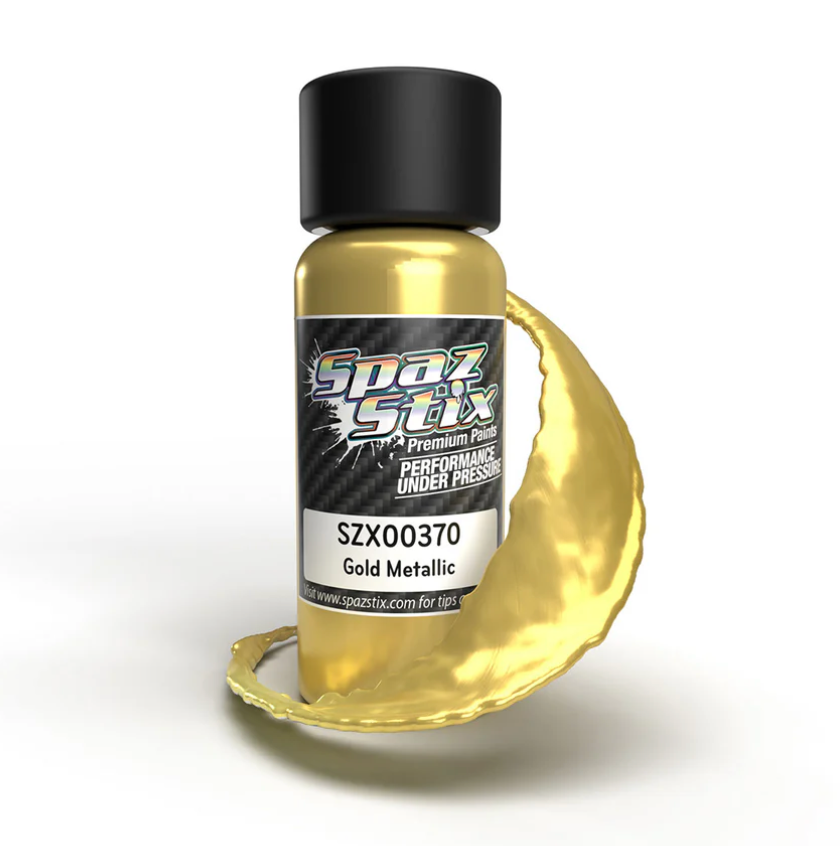 Spaz Stix 00370 Gold Metallic Airbrush Ready Paint