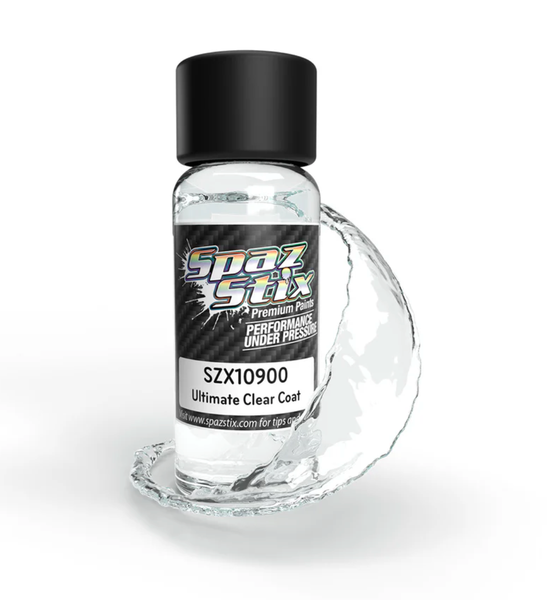 Spaz Stix 10900 Ultimate Clear Coat for Mirror Chrome, Airbrush Ready Paint