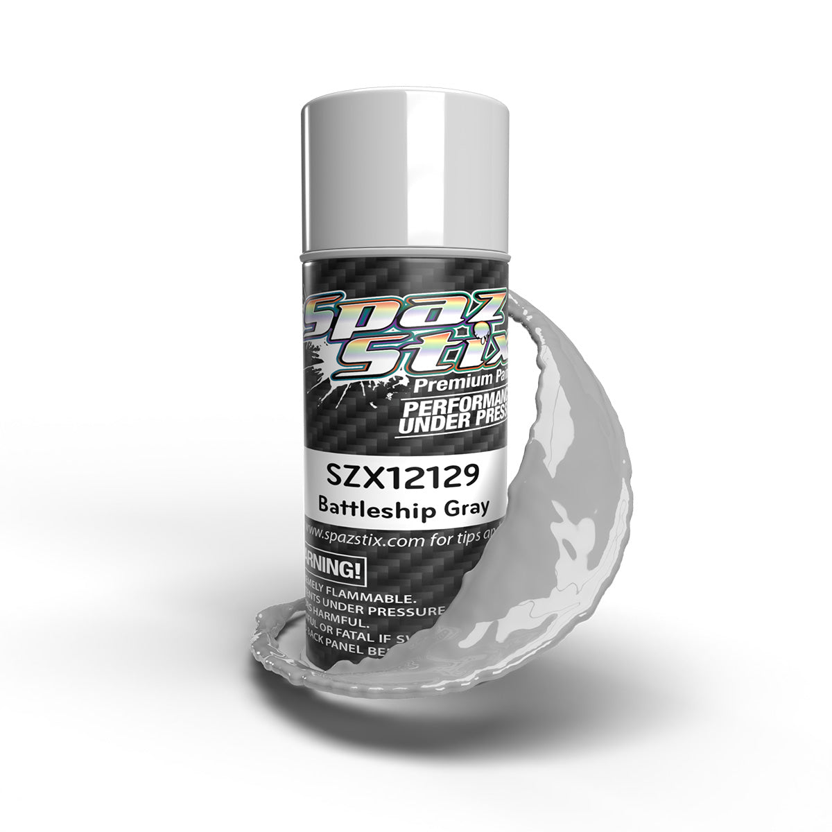 Spaz Stix 12129 Battleship Gray Aerosol Paint