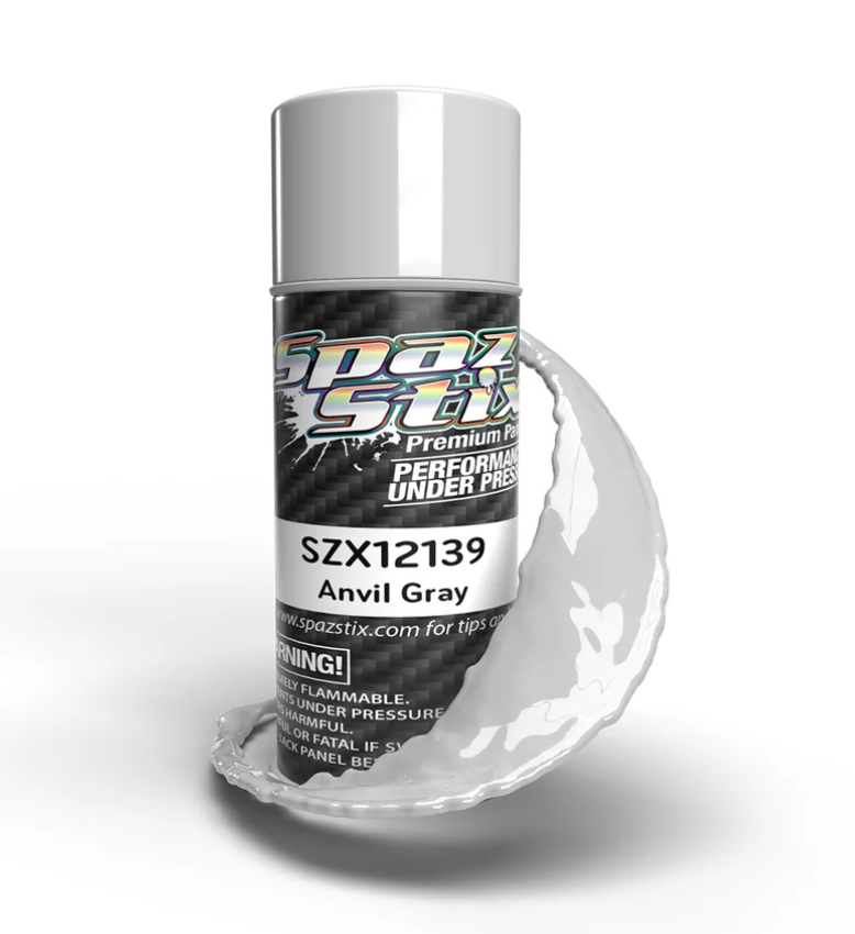 Spaz Stix 12139 Anvil Gray Spray Paint