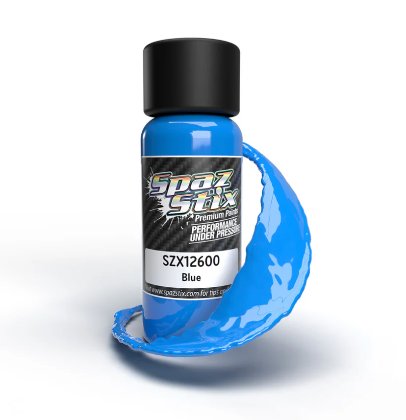 Spaz Stix 12600 Solid Blue Airbrush Ready Paint