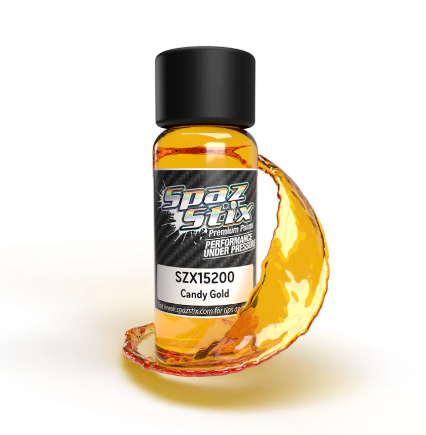 Spaz Stix 15200 Candy Gold Airbrush Ready Paint