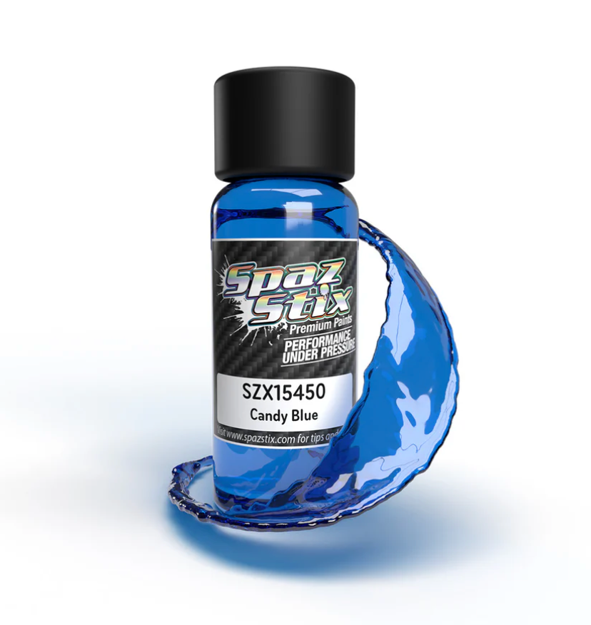 Spaz Stix 15450 Candy Blue Airbrush Ready Paint