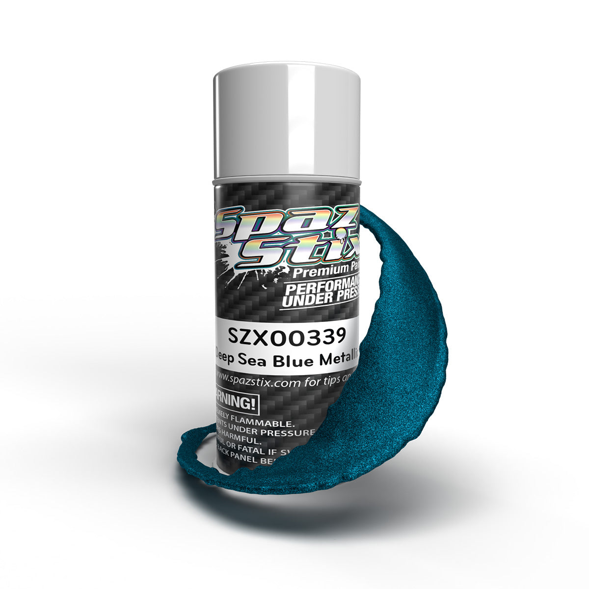 Spaz Stix SZX00339 Deep Sea Blue Metallic RC Spray Paint
