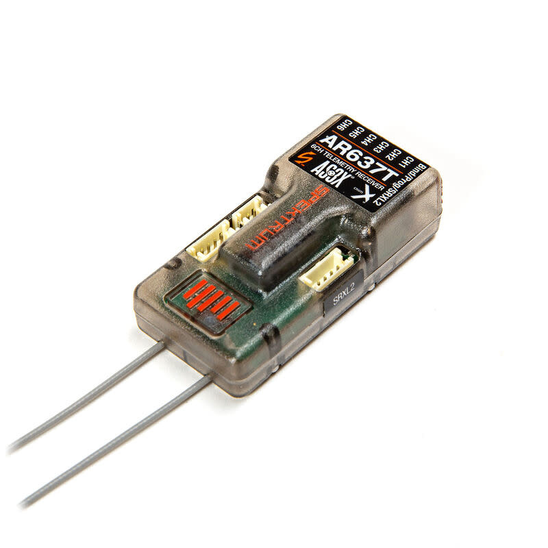 SPMAR637T AR637T 6 Channel SAFE and AS3X Telemetry Receiver
