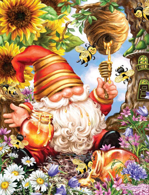Springbok 33-01651 Gnome Worries Bee Happy