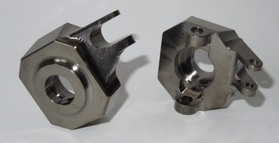 SSD RC 0193 Heavy Brass Steering Knuckles for Axial AR44 SCX10II
