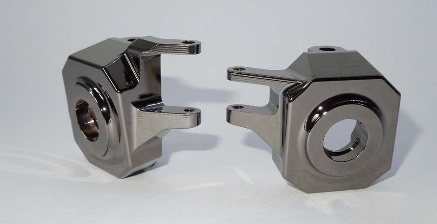 SSD RC 0570 142g Brass (Gunmetal) Knuckles for Straight Axle VS4-10