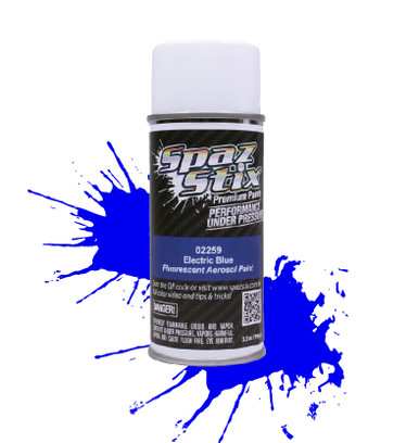 SZX02259Electric Blue Fluorescent Aerosol Paint, 3.5oz Can