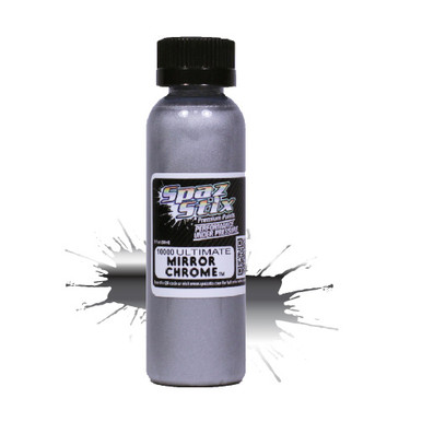 SZX10000 Ultimate Mirror Chrome Airbrush Ready Paint, 2oz Bottle