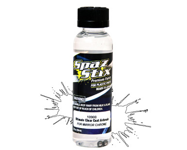 SZX10900Ultimate Clear Coat for Mirror Chrome, Airbrush Ready Paint, 2oz Bottle