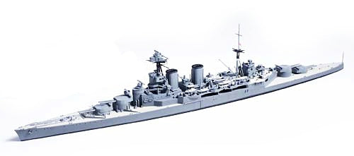 Tamiya 31806 1/700 Battlecruiser HMS Hood and E Class Destroyer