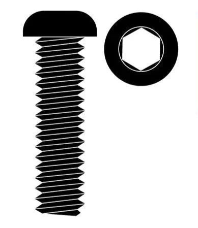 Team Corally C-3003-30-16 Steel M3 x 16mm Hex Button Head Screws