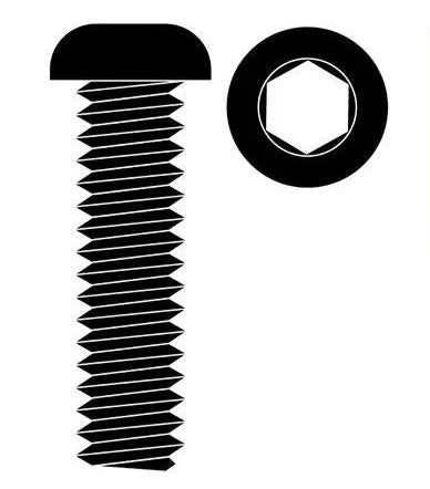 Team Corally C-3003-30-35 Steel M3 x 35mm Hex Button Head Screws