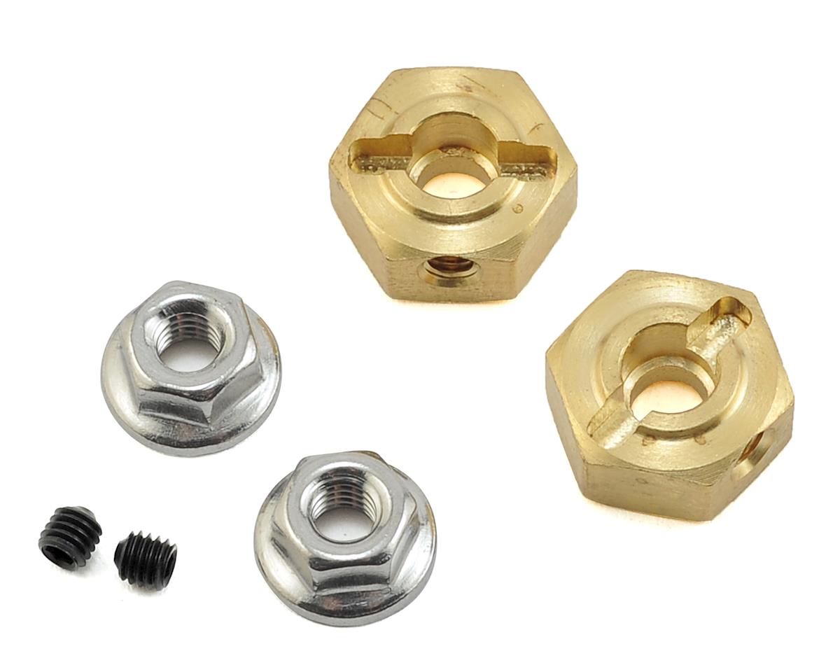 Team KNK (12X6BRA) 12mm Brass Wheel Hex with 6mm Offset