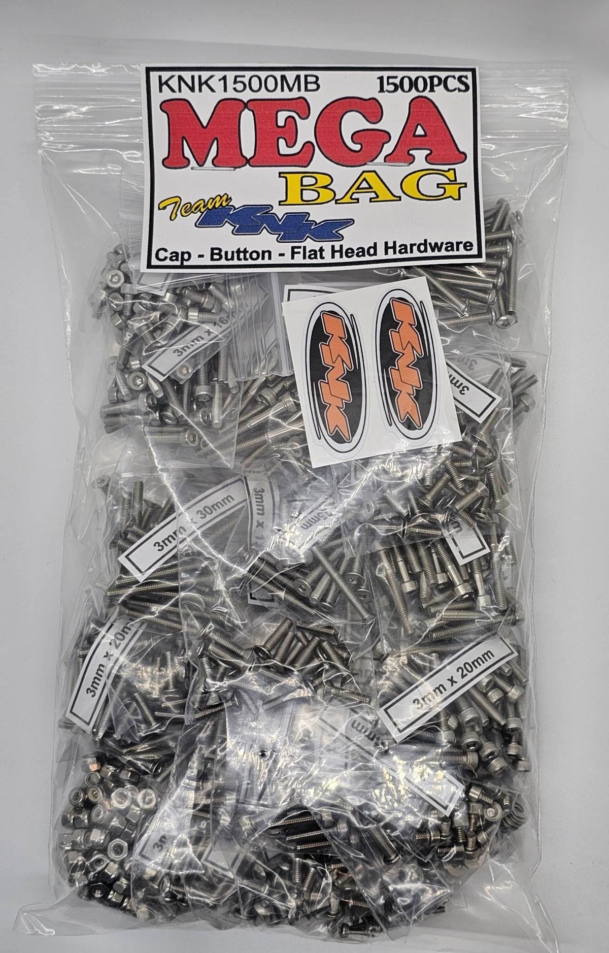 Team KNK (1500MB) Mega Bag Stainless Hardware Kit