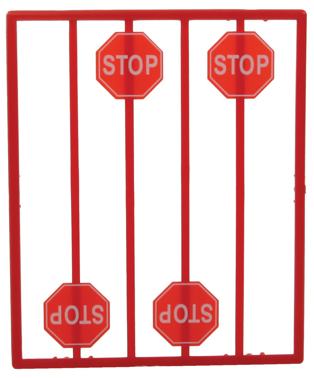 Tichy Train Group 2070 O Scale Modern Stop Signs
