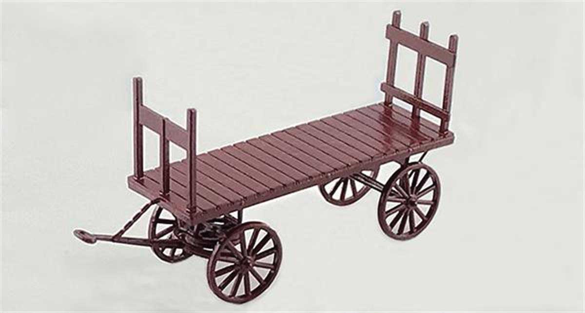 Tichy Train Group 8317 HO Scale Baggage Cart Kit