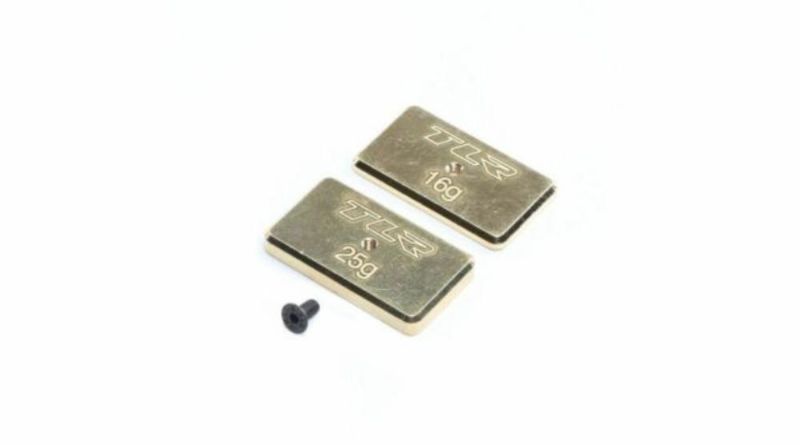Team Losi Racing TLR331041 Rear Brass Weight Set, 16g & 25g: 22 5.0 (331041)