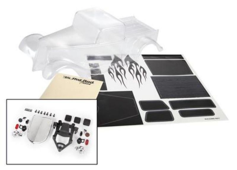 TRAXXAS 9335 Body Factory Five '35 Hot Rod Truck Clear (9335)