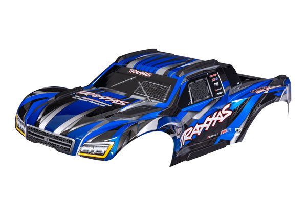 Traxxas 10211 Blue Body with Supports/Latches Decals for MAXX Slash
