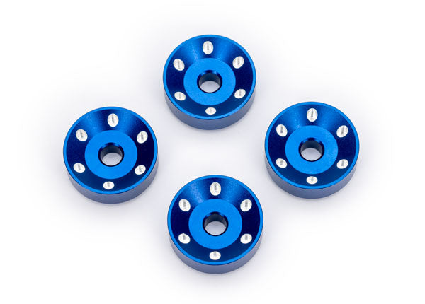 Traxxas 10257 Blue Aluminum Wheel Washers for MAXX Slash