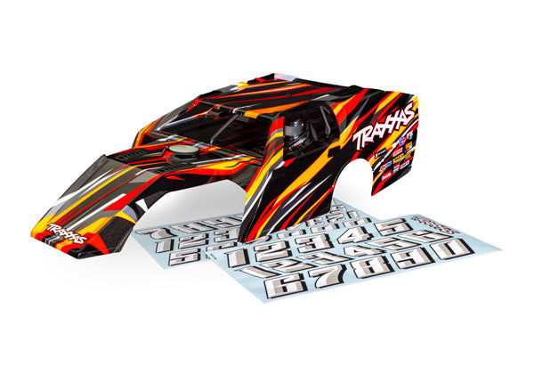 Traxxas 10411-ORNG Orange Slash Modified Clipless Body